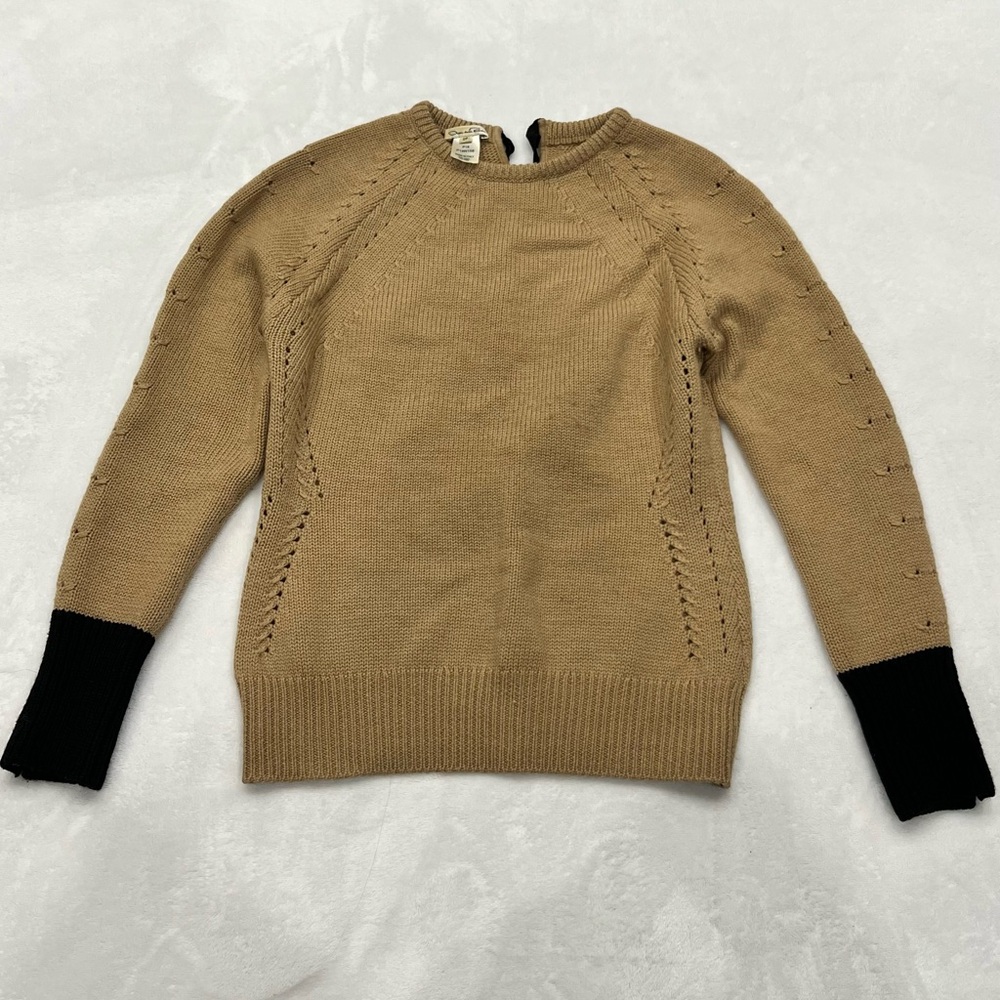 Oscar dela Renta brown Sweater